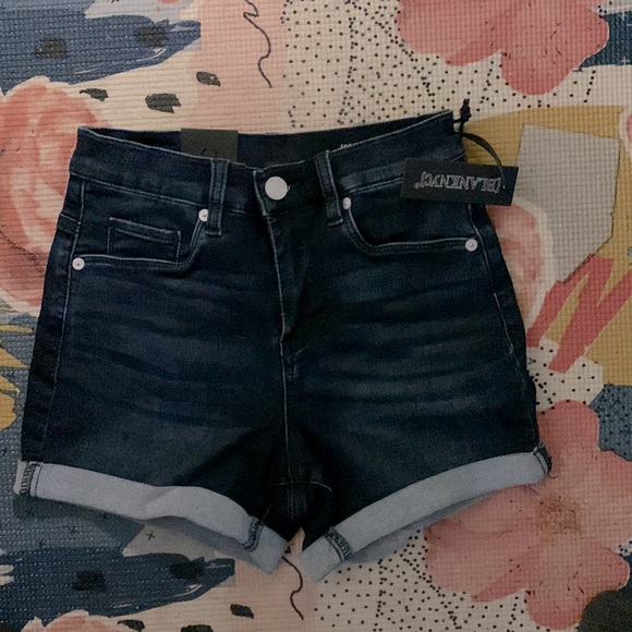 Blank NYC Pants - BNWT Blank NYC BNWT The Barrow Dark wash cuffed jean shorts with stretch